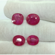Ruby Glass Filled Lot